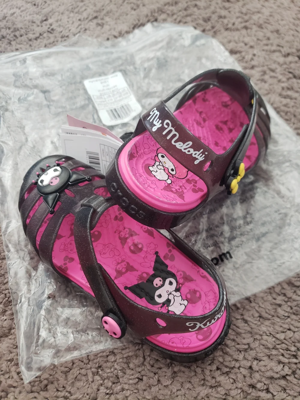 Crocs Kids' Hello Kitty & Friends Glitter Sandals